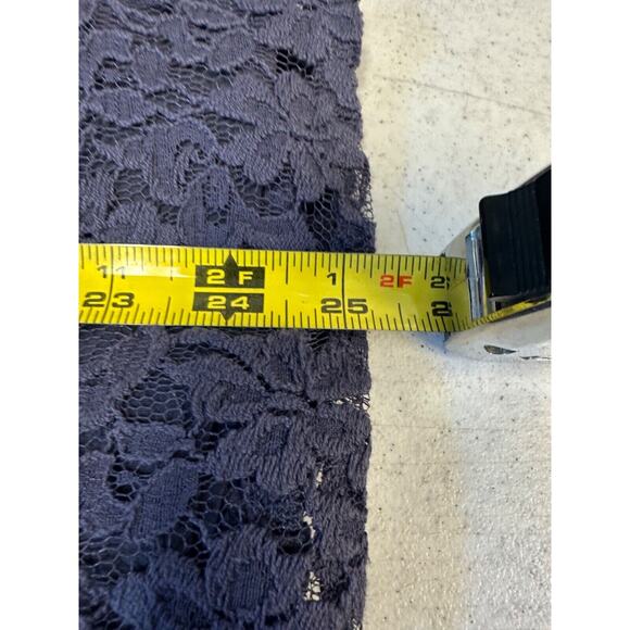 NEW Free People Strapless Lace Mini Dress Sz 0 Charcoal $148 Zipper Party E6 - Picture 6 of 6